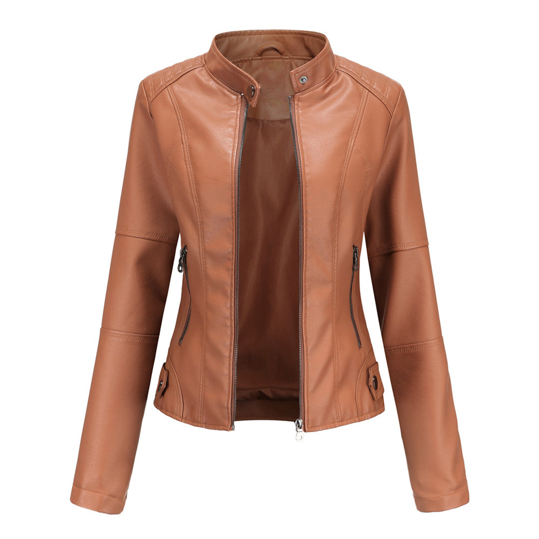 Milena™ I Elegante Lederjacke