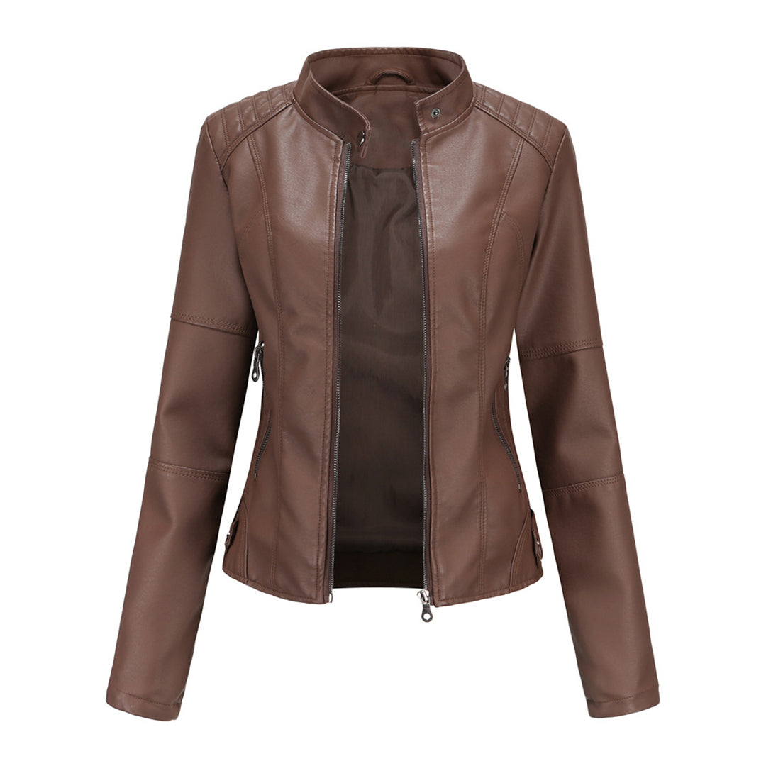 Milena™ I Elegante Lederjacke
